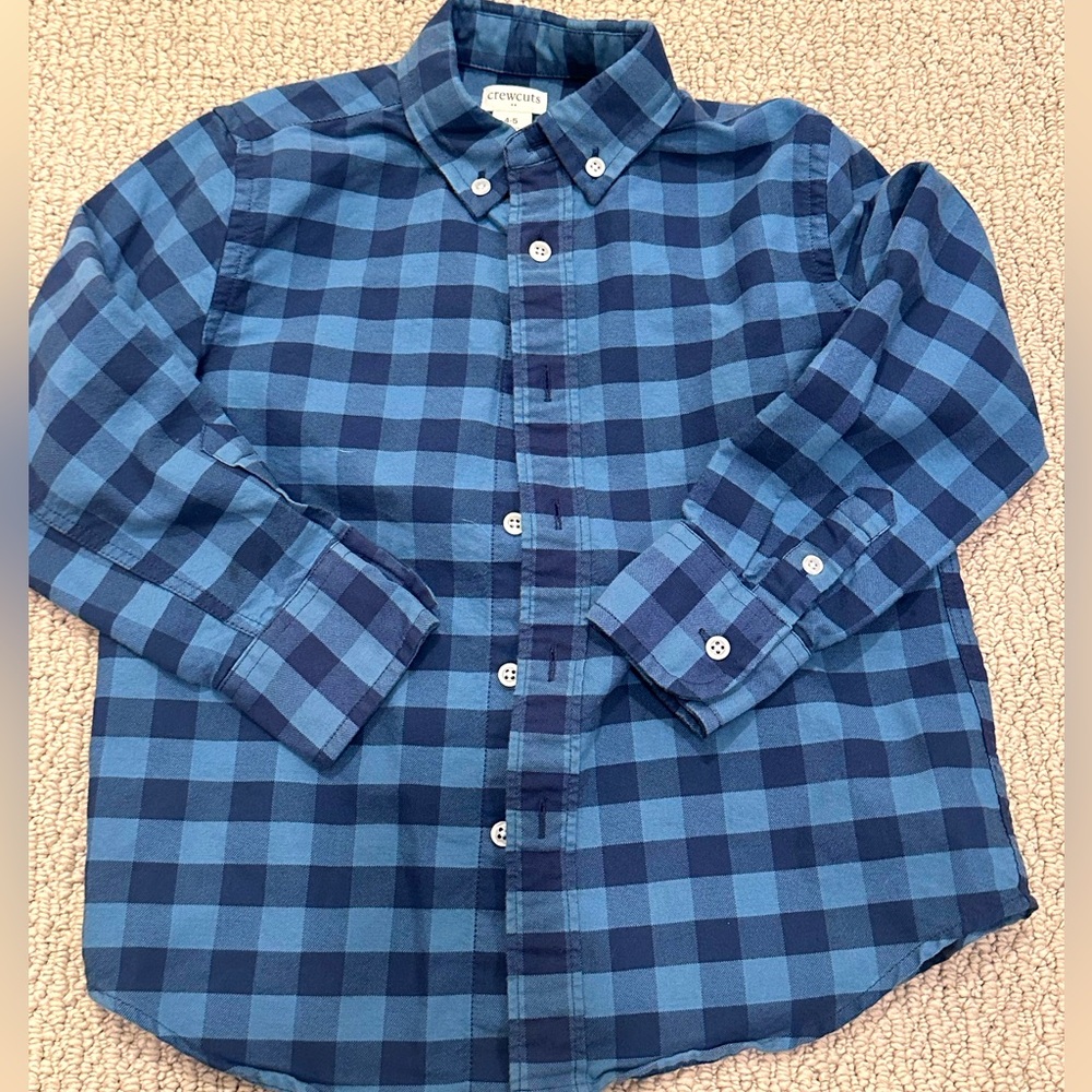 5T J Crew button down long sleeve shirt